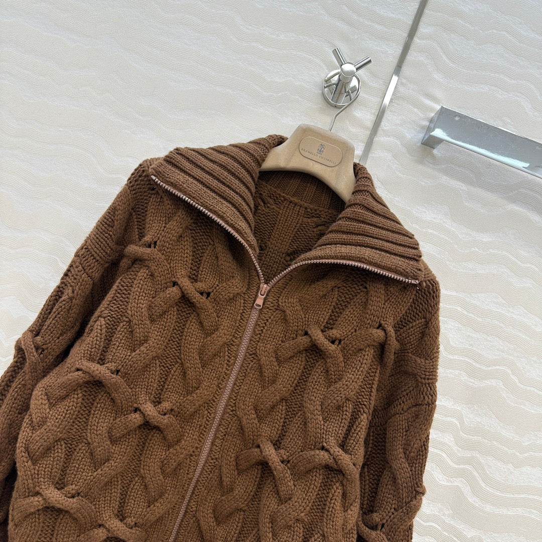 Brune 25fw embroidered jacket