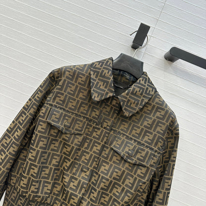 Fend 25fw jacquard jacket