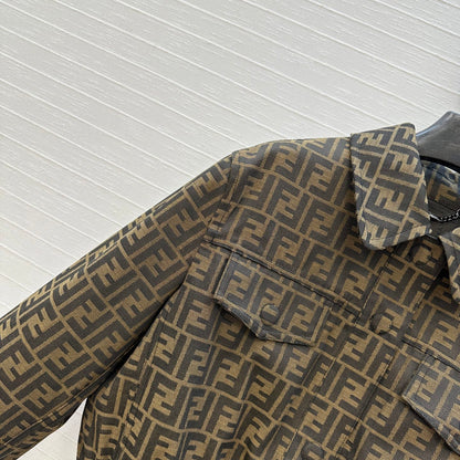 Fend 25fw jacquard jacket