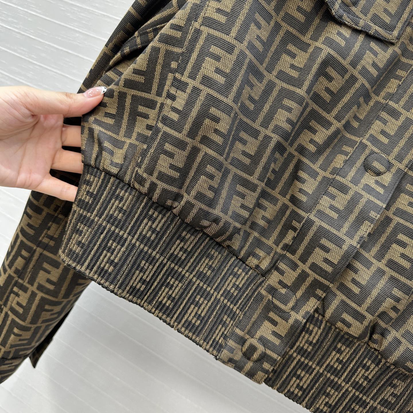 Fend 25fw jacquard jacket