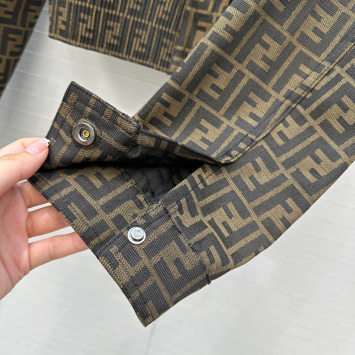 Fend 25fw jacquard jacket