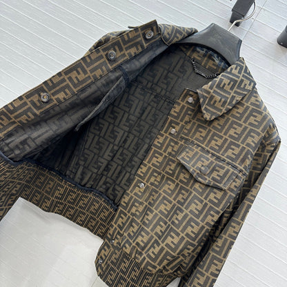 Fend 25fw jacquard jacket
