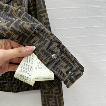Fend 25fw jacquard jacket