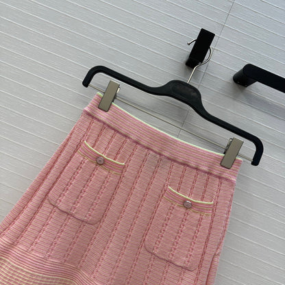 Chan 25fw knitted skirt