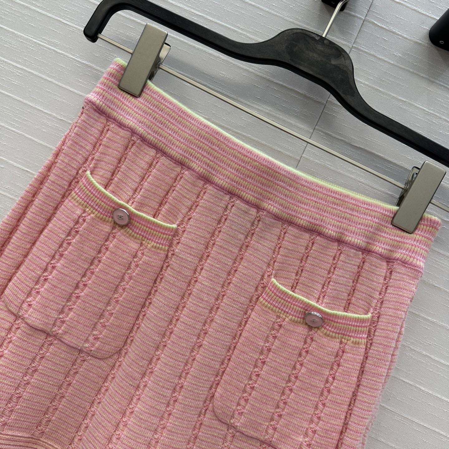 Chan 25fw knitted skirt