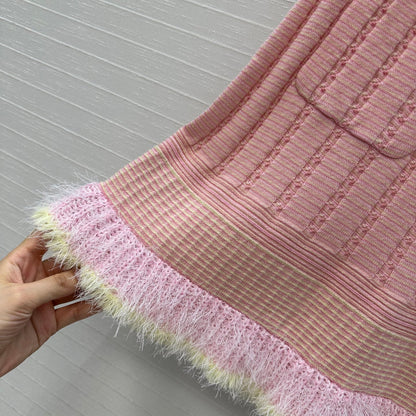 Chan 25fw knitted skirt