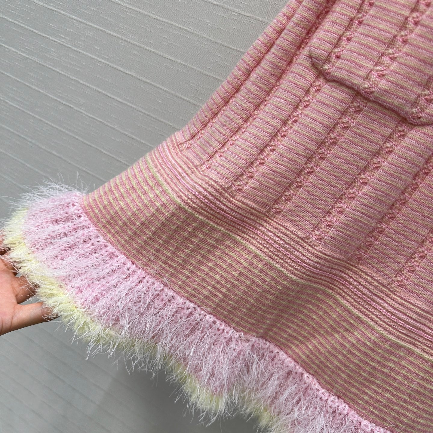 Chan 25fw knitted dress