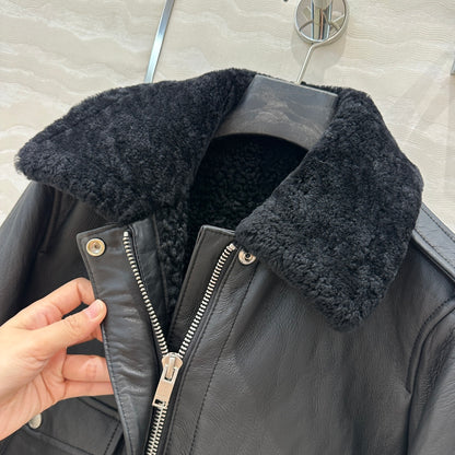 Saint 25fw fur jacket
