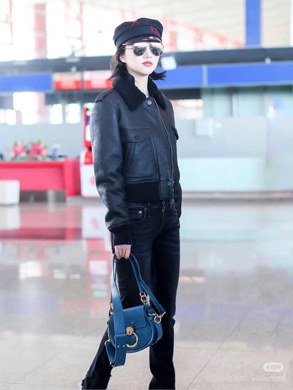 Saint 25fw fur jacket
