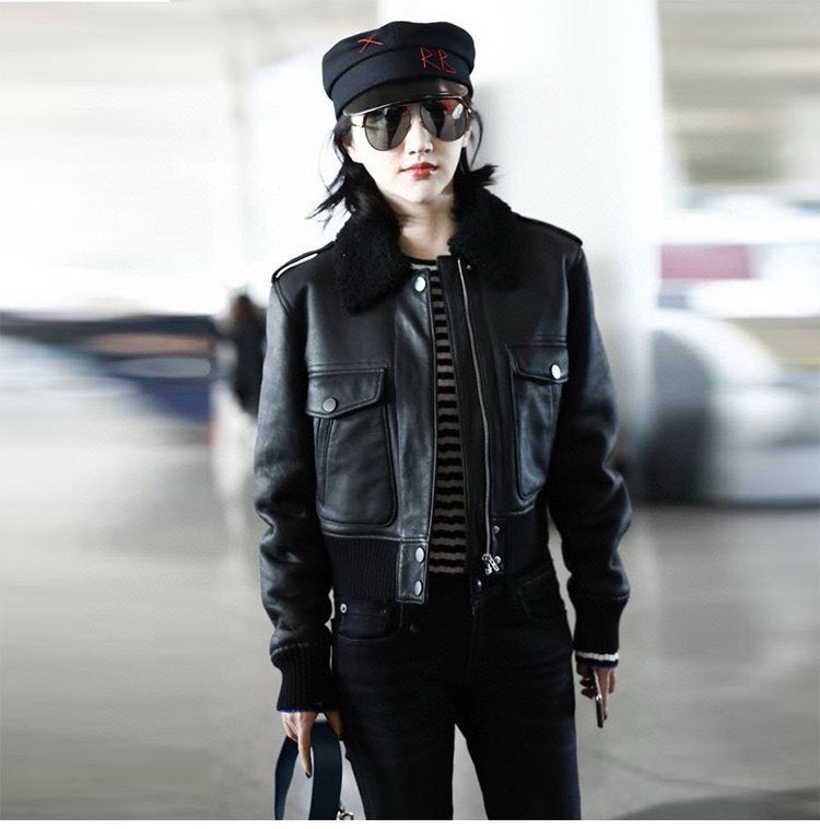 Saint 25fw fur jacket