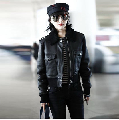 Saint 25fw fur jacket