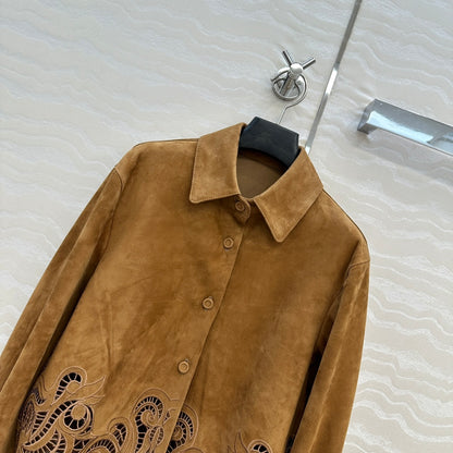 Es 25fw sheepskin shirt
