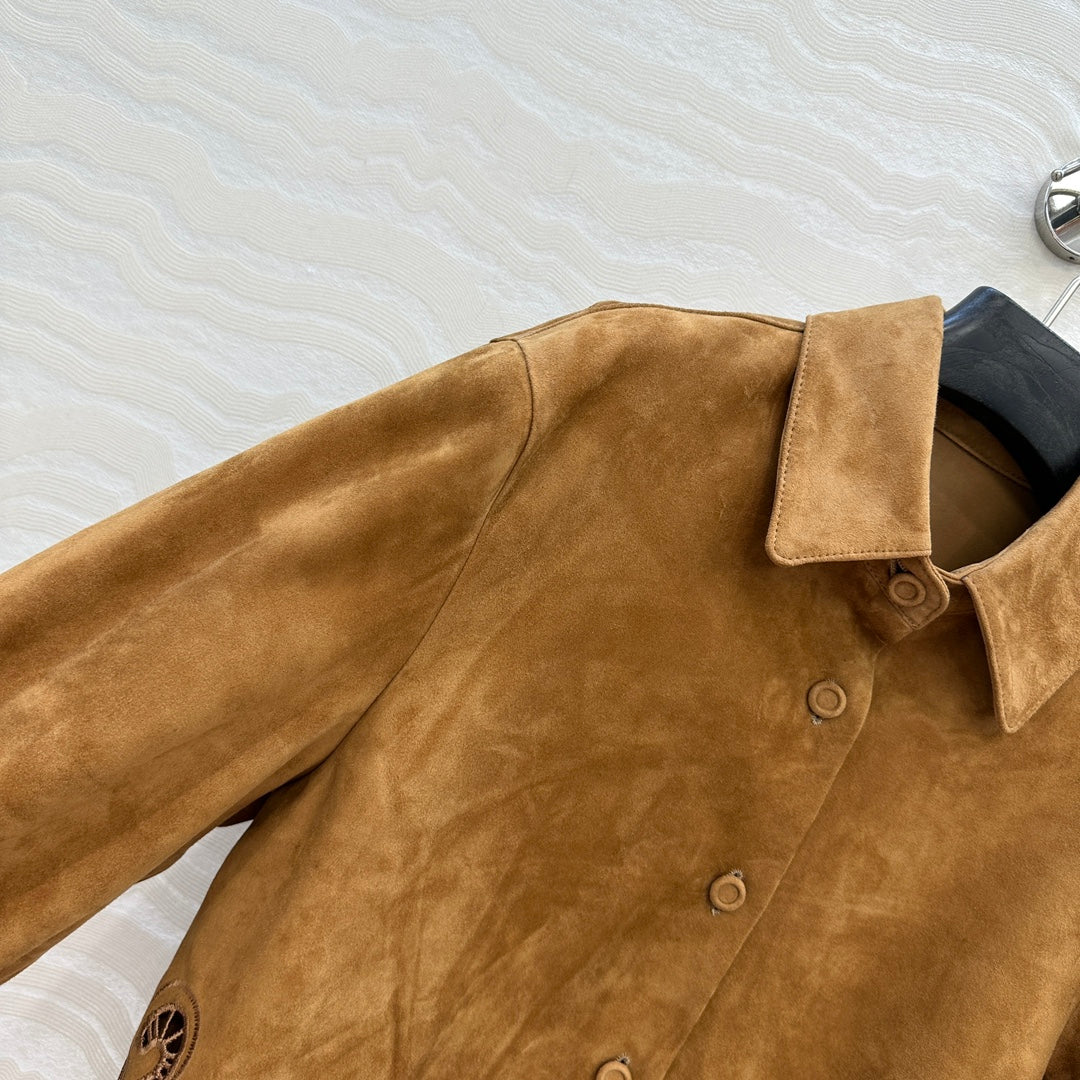 Es 25fw sheepskin shirt
