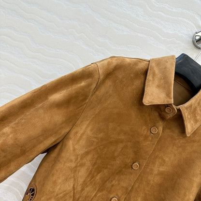 Es 25fw sheepskin shirt