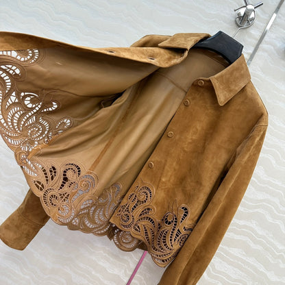 Es 25fw sheepskin shirt