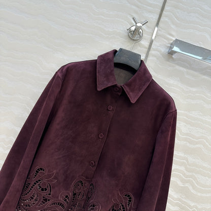 Es 25fw sheepskin shirt