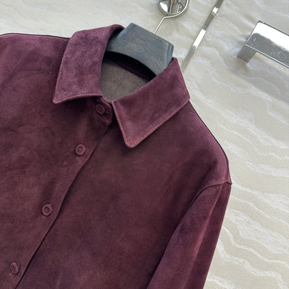 Es 25fw sheepskin shirt