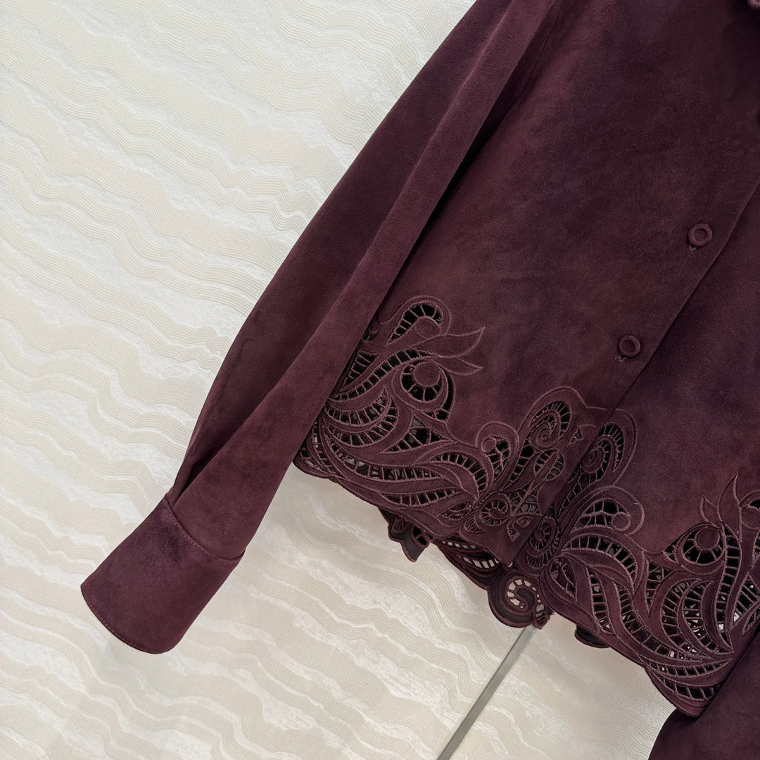 Es 25fw sheepskin shirt