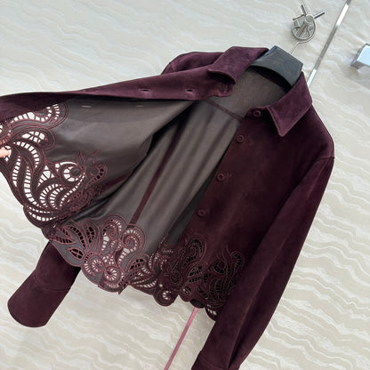 Es 25fw sheepskin shirt