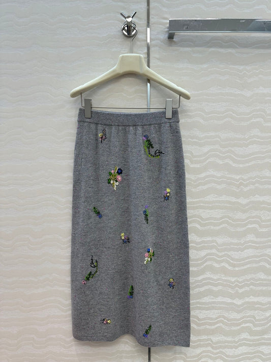 Er 25fw embroidered skirts
