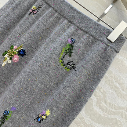 Er 25fw embroidered skirts