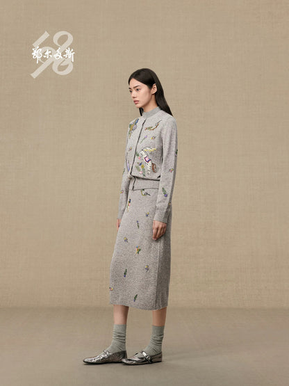 Er 25fw embroidered skirts