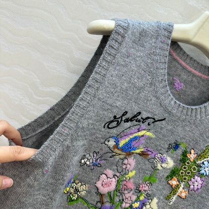 Er 25fw embroidered vest