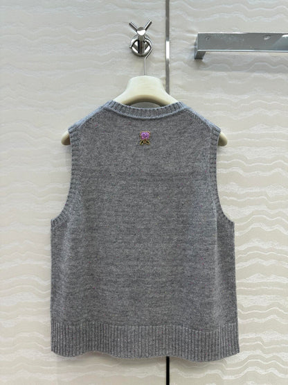 Er 25fw embroidered vest
