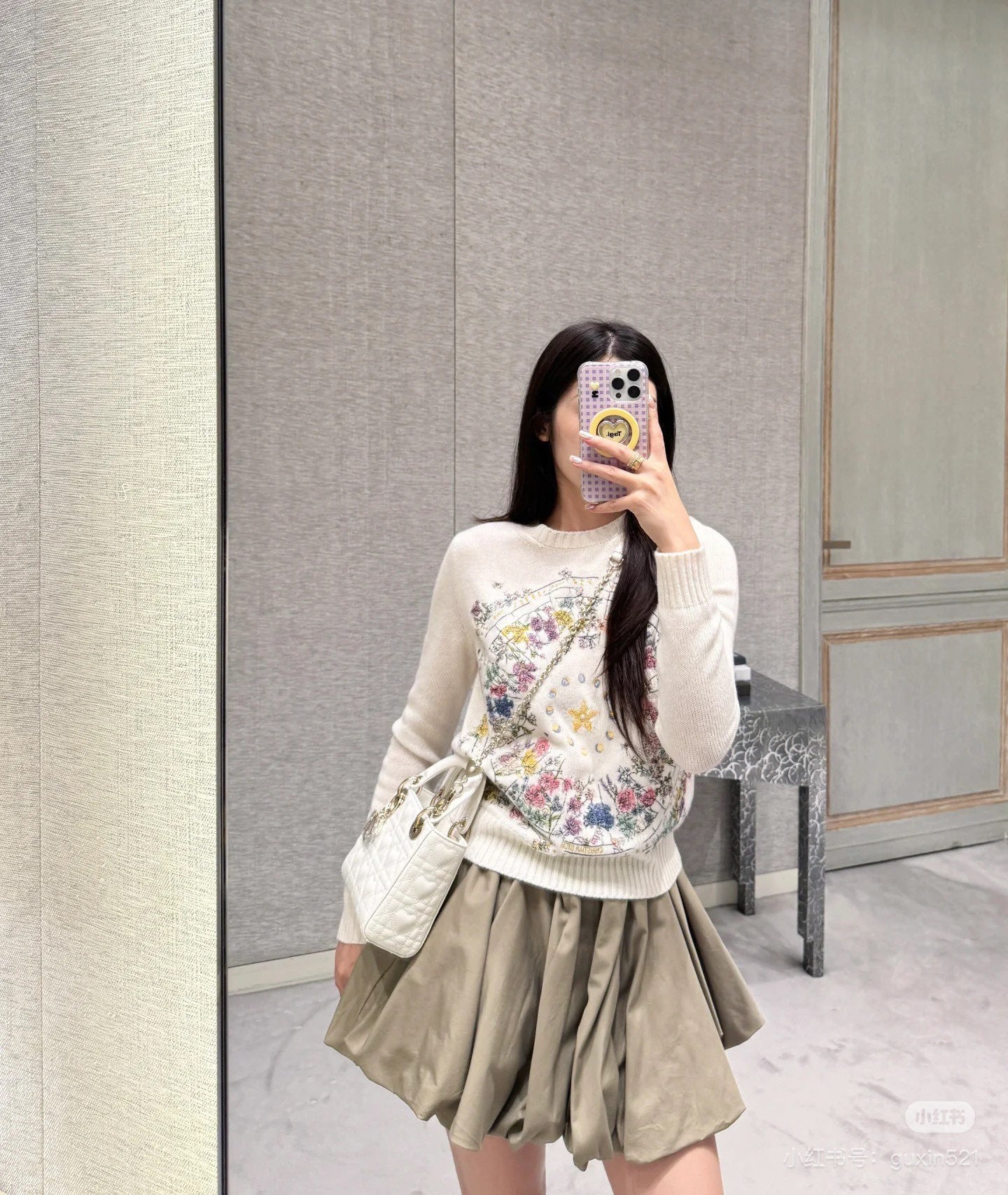 CD 25fw embroidered sweater