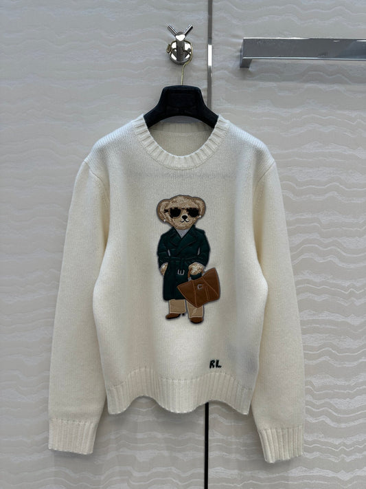 Row 25fw embroidered sweater