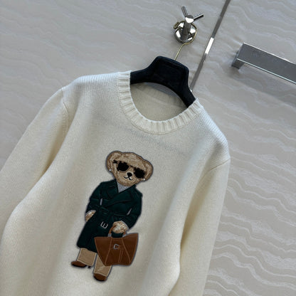 Row 25fw embroidered sweater