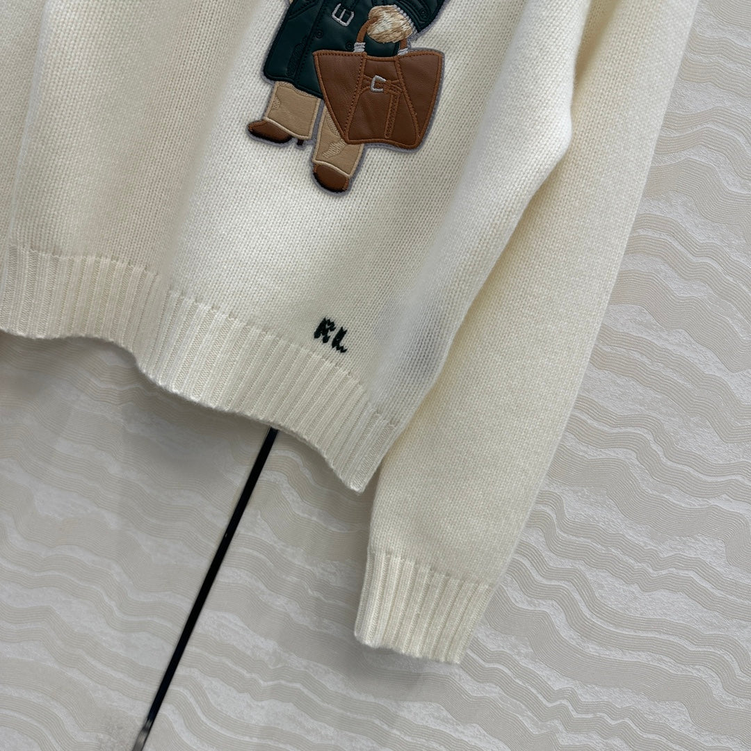 Row 25fw embroidered sweater