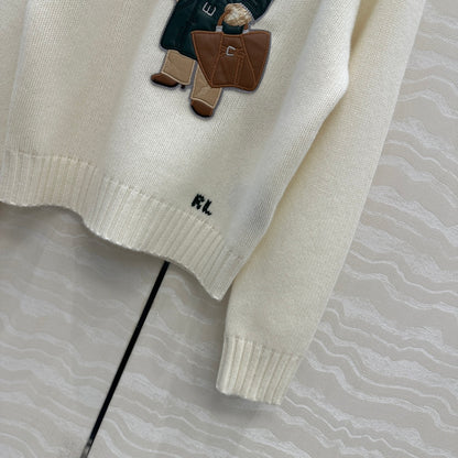 Row 25fw embroidered sweater