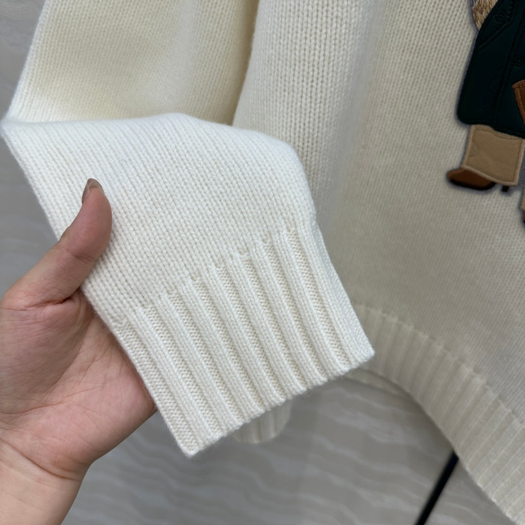 Row 25fw embroidered sweater
