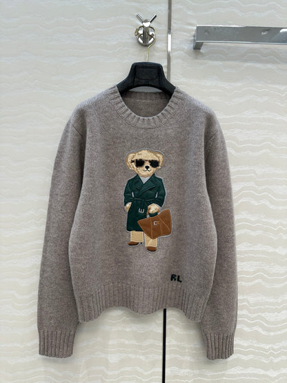 Row 25fw embroidered sweater