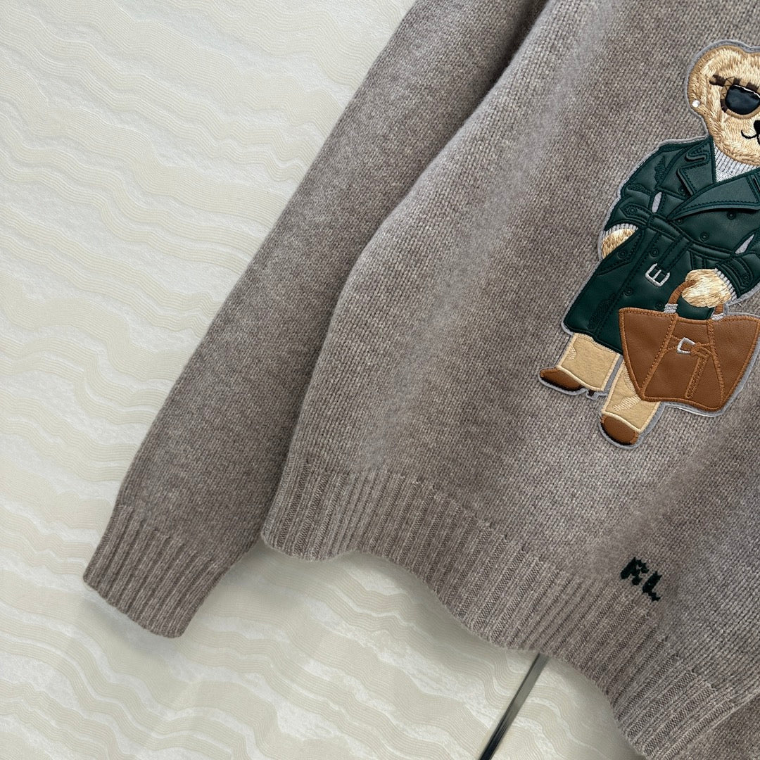 Row 25fw embroidered sweater