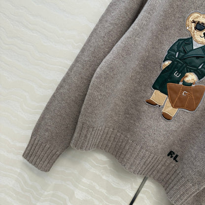 Row 25fw embroidered sweater