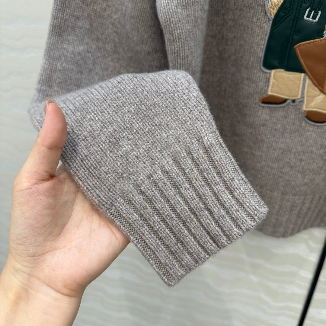 Row 25fw embroidered sweater