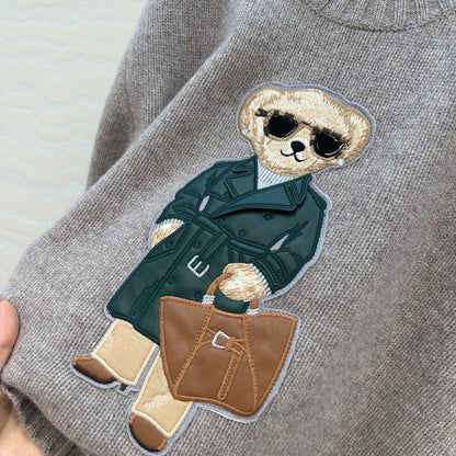 Row 25fw embroidered sweater