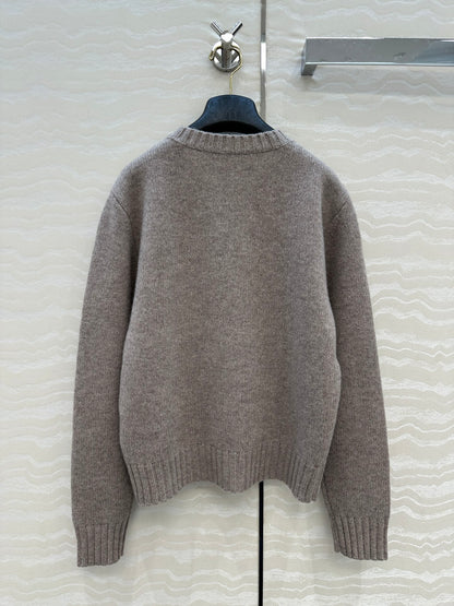 Row 25fw embroidered sweater