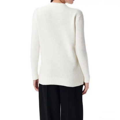 Row 25fw embroidered sweater
