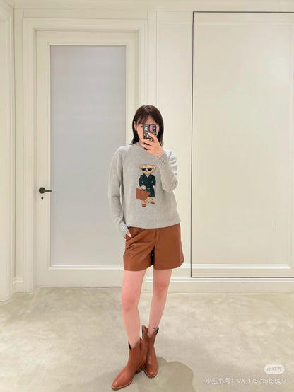 Row 25fw embroidered sweater