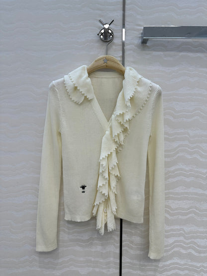 CD 25fw pleated cardigan
