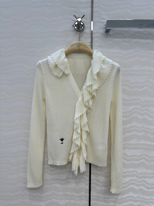 CD 25fw pleated cardigan