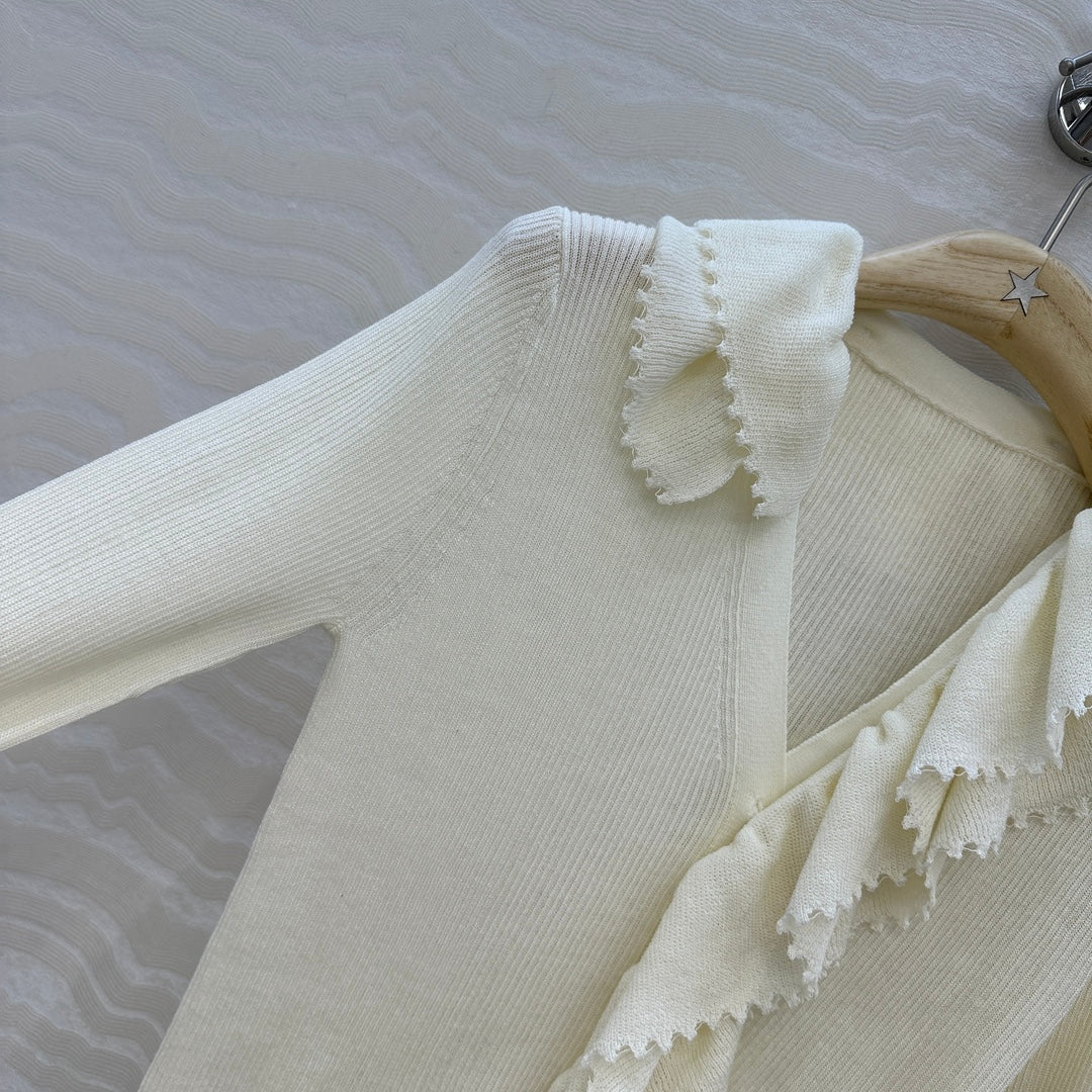 CD 25fw pleated cardigan