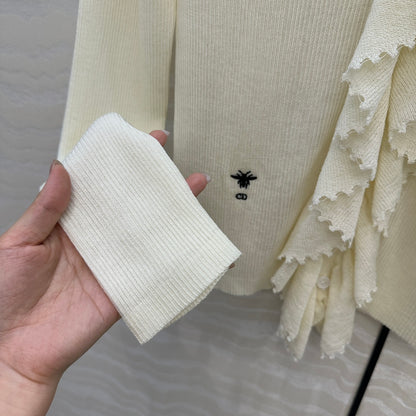 CD 25fw pleated cardigan