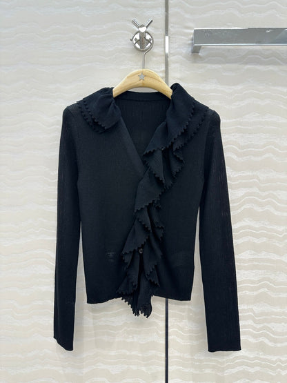 CD 25fw pleated cardigan