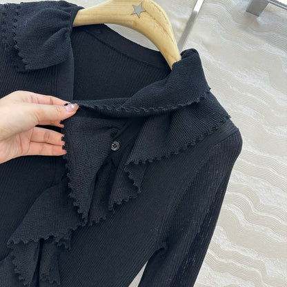 CD 25fw pleated cardigan