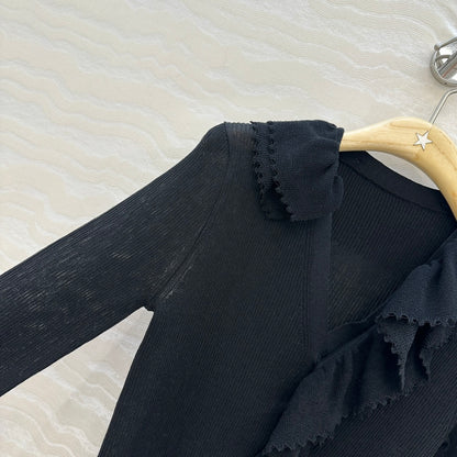 CD 25fw pleated cardigan