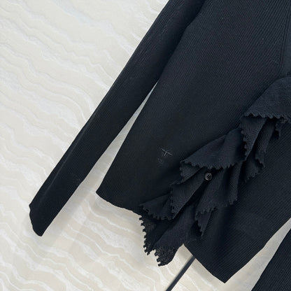 CD 25fw pleated cardigan